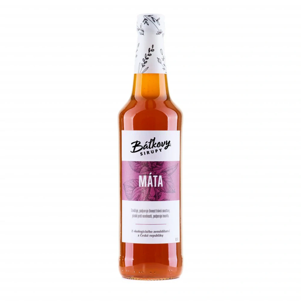 Bylinkový sirup Mäta 500ml